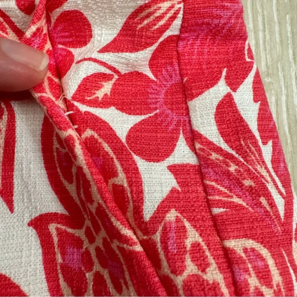 J. Crew Pink Floral Pattern Textured Shorts size 00 - Picture 4 of 9